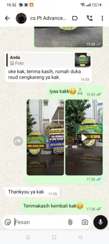 Testimonial Papan Bunga Pernikahan sudimanik