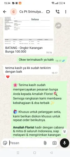 Testimonial Papan Bunga sudimanik