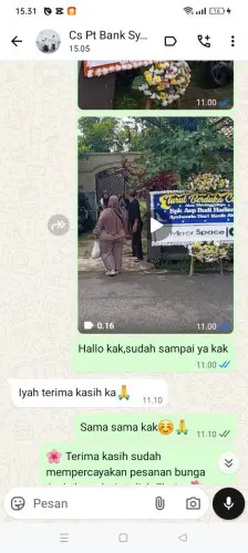 Testimonial Papan Bunga sudimanik
