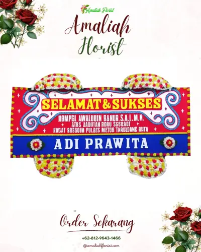 Karangan Bunga Ucapan Selamat sudimanik