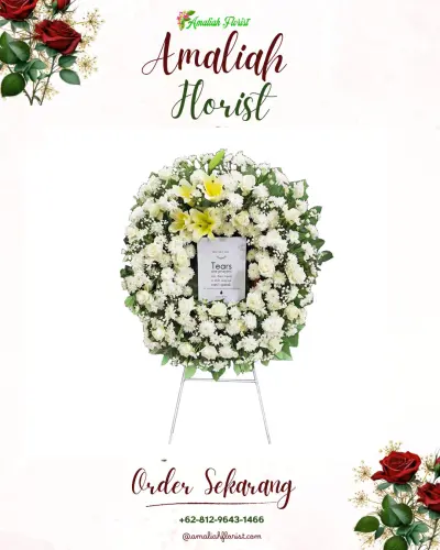 Krans Bunga Duka Cita sudimanik